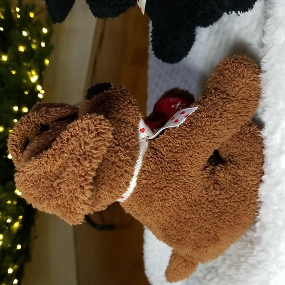 Pair of Valentine Puppy Plush Dog - Picture 4 of 12